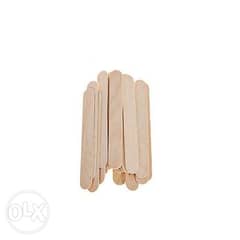 Generic Wooden Body Hair Removal Wax Sticks - 100 Pcs 0
