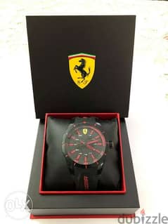 Ferrari Men's Analogue Quartz Watch with Rubber Strap 0