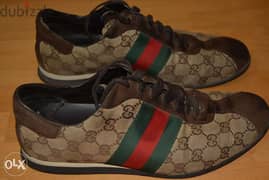 GUCCI Sneaker Made In Italy Size 41 used Once Like New Genuine leather 0