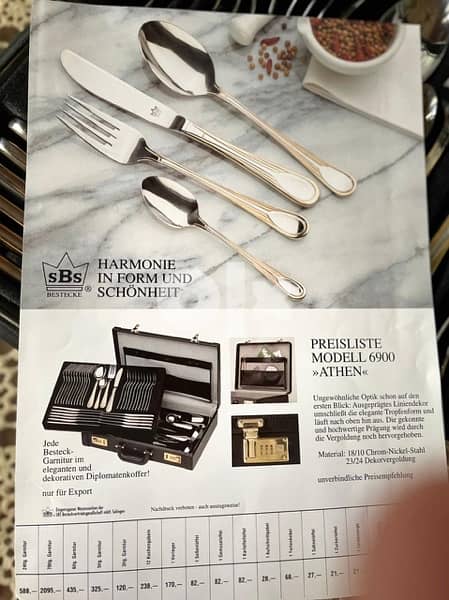 Luxury SBS - BESTECKE cutlery of German manufacture 3