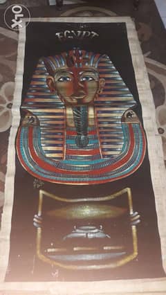 لوحة برسم فرعونى على ورق بردى 0