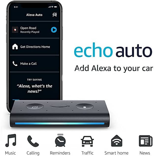 Amazon Echo Auto w Alexa Voice Command System 2