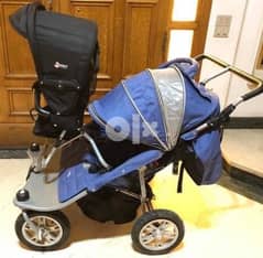 3 Seats Stroller (for 3 babies) 0