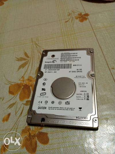 هارد لاب توب 40 جيجا + كابل USB