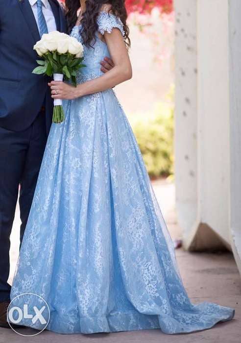 sachin and babi light blue dress Summer Wind: Wedding Wednesday: My Engagement Party Outfit