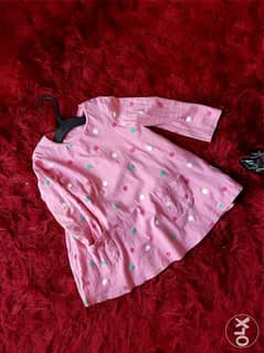 Mother care girls candy pink dress فستان بناتي بينك من سنة ل٣ سنوات 0