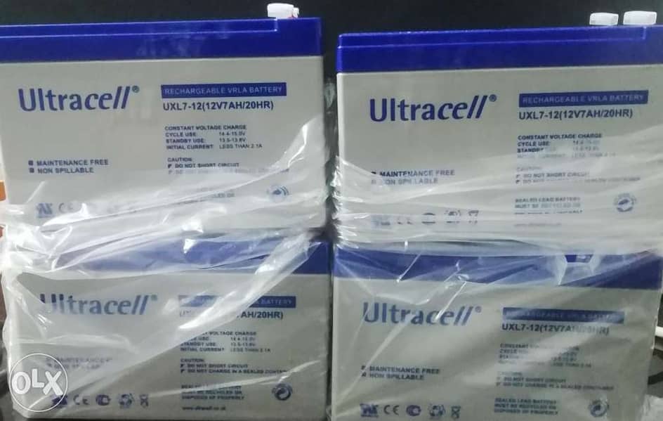 بطاريات التراسيل ultracell لعربية الاطفال للبيع و ups و اسكوتر كراسي 1