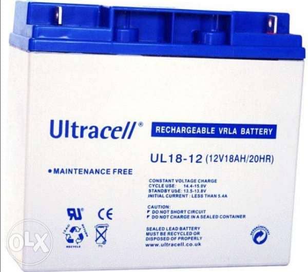 بطاريات التراسيل ultracell لعربية الاطفال للبيع و ups و اسكوتر كراسي 4