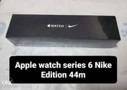 Apple watch series 6 Nike Edition 44m ساعة ابل ايفون الذكية 0