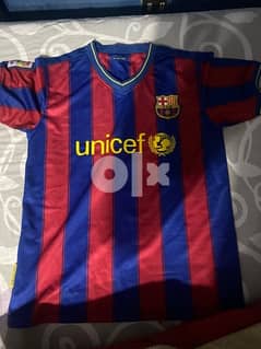 2009-10 barcelona jersey signed by messi 0