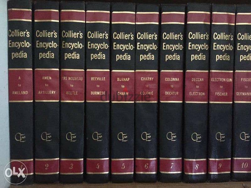الموسوعة العلمية الشاملة كاملة Collier’s Encyclopedia (complete set) 0