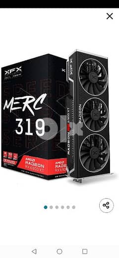 XFX Speedster MERC319 AMD Radeon RX6900 XT Black Gaming Graphics
