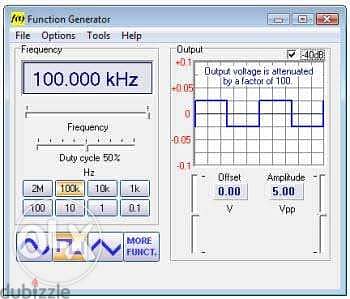 Velleman PCS500A PC Oscilloscope + PCG10 Function Generator 6