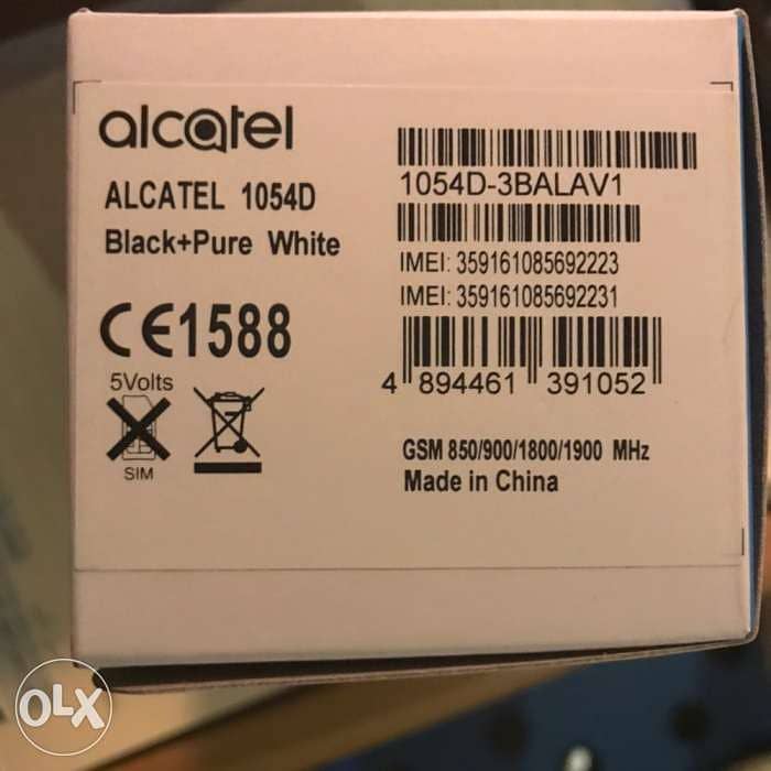 Alcatel mobile new not used model 1054D 3