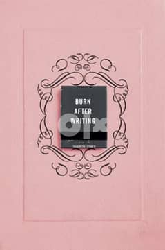 burn after writing book 0