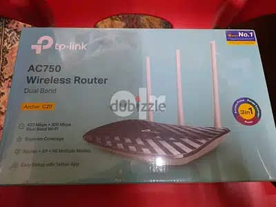 اكسيس بوينت  (جديد متبرشم)TPLINK Archer C20 Wireless Acees تى بى لينك