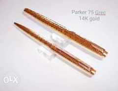 Vintage Parker 75 Grec 14k gold 0