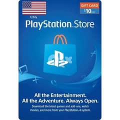 PSN gift card for $10 0