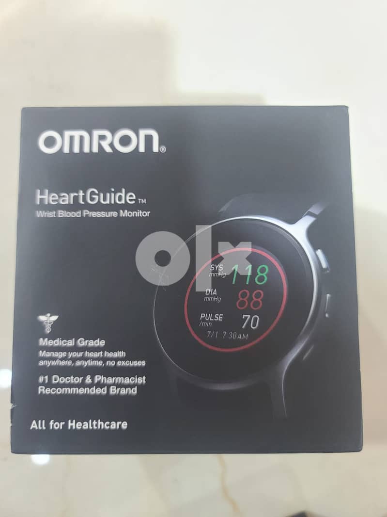 ساعة طبية لقياس ضغط الدم smart watch Omron 0