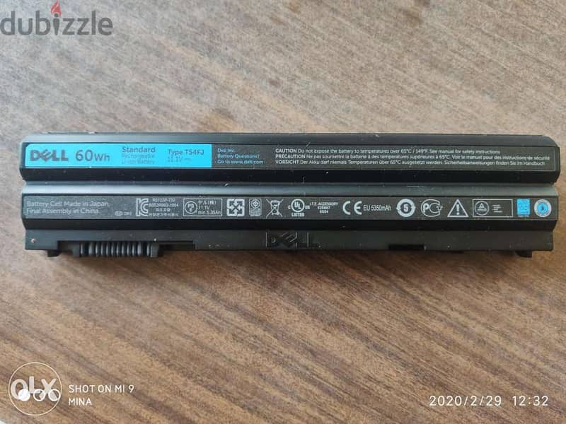 Original Dell 60W battery 0