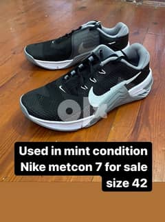 Nike metcon 7 size 42 0