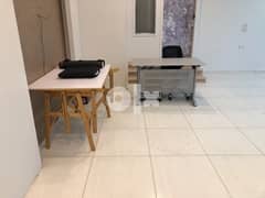 مكتب سكرتاريه مع كرسي دوار + طاولة هندسيه لفرد اللوحات 0