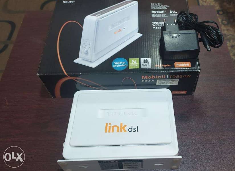 Mobinil dsl router (TP-LINK) روتر شركة اورنج 0