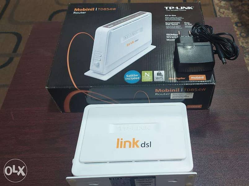 Mobinil dsl router (TP-LINK) روتر شركة اورنج 1