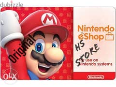 Nintendo Switch eshop Gift Card 10 $ كارت نينتندو سويتش كروت نينتيندو 0