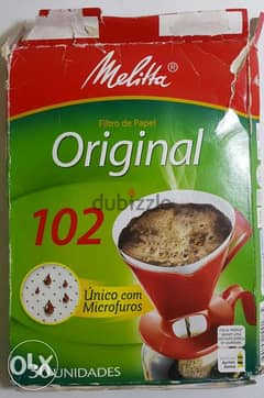 فلتر بن و قهوه برازيلي ماركة ميليتا Melitta Pap filter Melitta Aroma 0