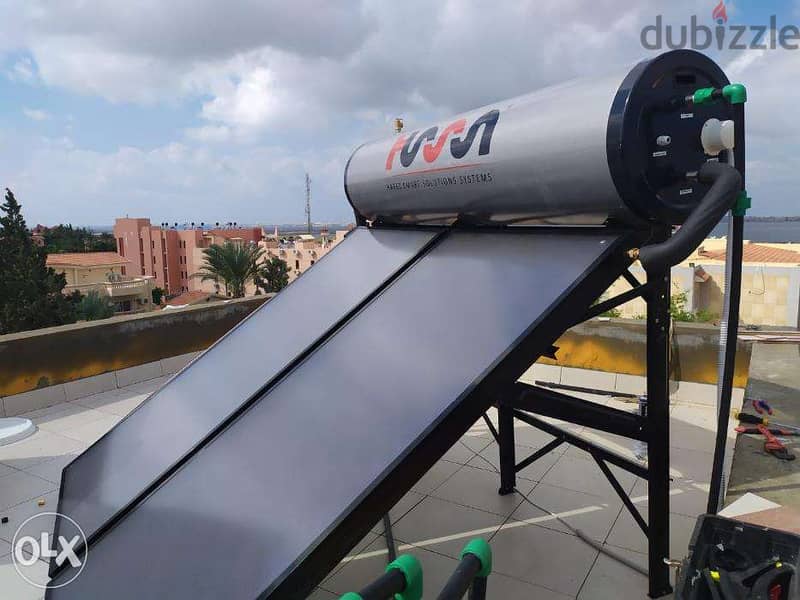 HSSS - Flat Plate Solar Water Heater - 300L - سخان شمسي 1