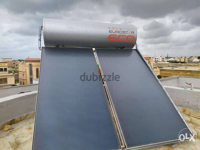 HSSS - Flat Plate Solar Water Heater - 300L - سخان شمسي 6