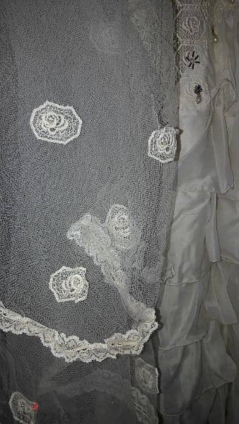 فستان زفاف جبير أبيض 2