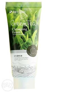 غسول الشاى الأخضر الكوري3W CLINIC Green Tea Foam Cleansing 0
