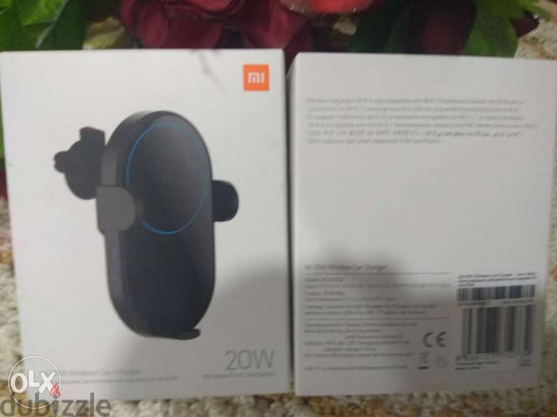 الشاحن السريع الاتوماتيك من شاومى Xiaomi Wireless Car Charger 20W Max 4