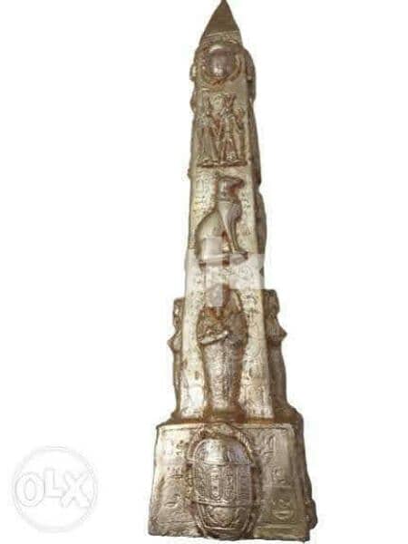 تمثال تماثيل مسلة فرعونية 37 سم 4