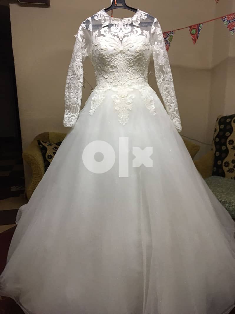 Wedding Dress ابيض فستان فرح 1