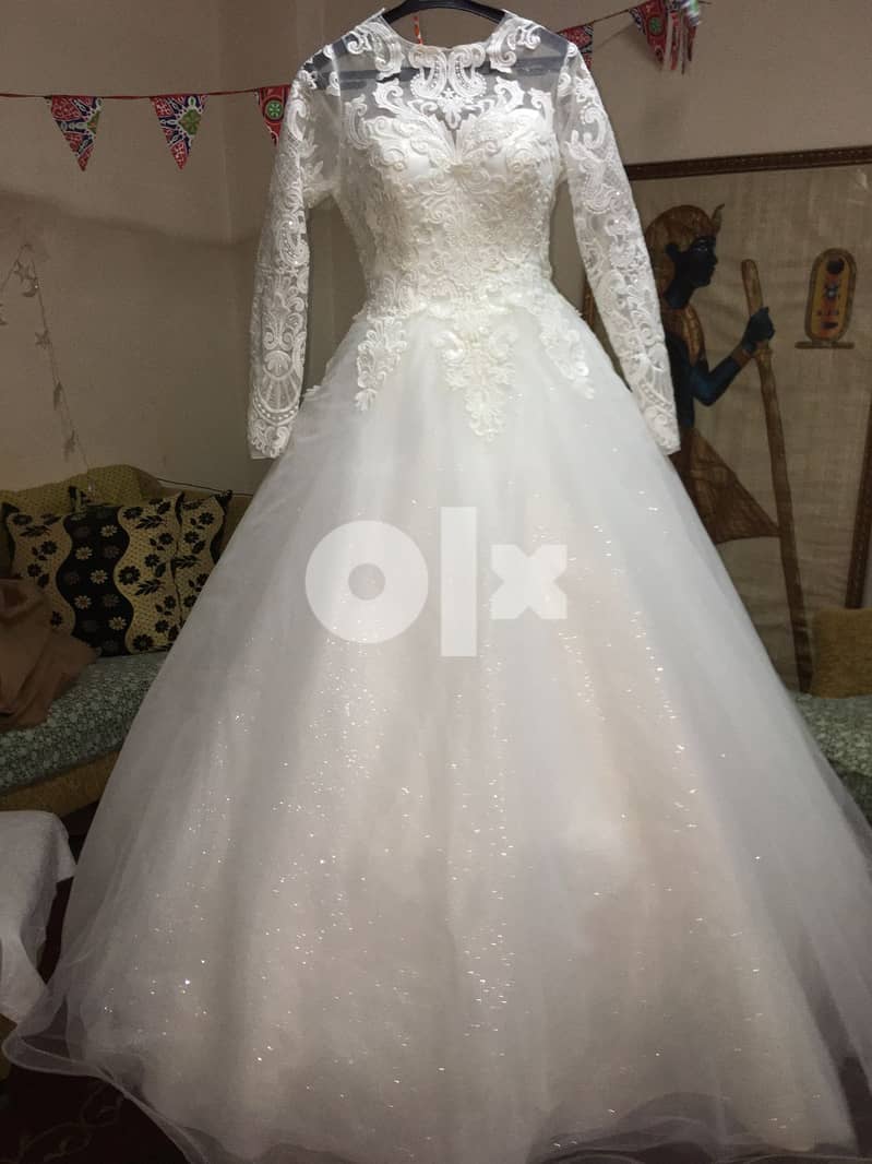 Wedding Dress ابيض فستان فرح 3