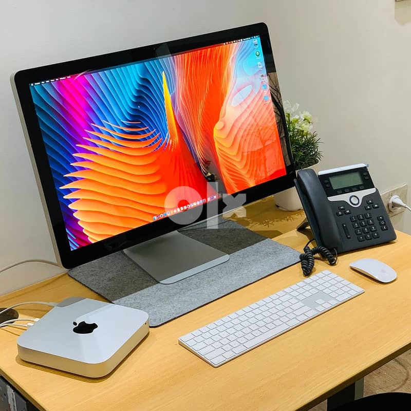 Apple Thunderbolt Display 27 تعمل علي جميع اجهزة ماك الجديدة Mac  M1 2