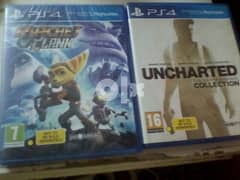 uncharted 1'2'3 , ratchet clank 0