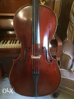 Antique German Cello 1890 4/4 تشيللو شيللو الماني قديم اصلي نادرة 0