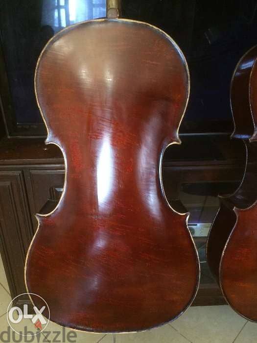 Antique German Cello 1890 4/4 تشيللو شيللو الماني قديم اصلي نادرة 1