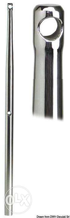 Made of mirror-polished AISI316 stainless steel, 25-mm Ø, stainless st 0
