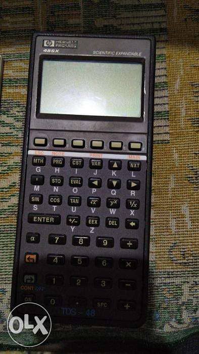 vintage graphing scientific calculators HP 48gx HP 48sx 6