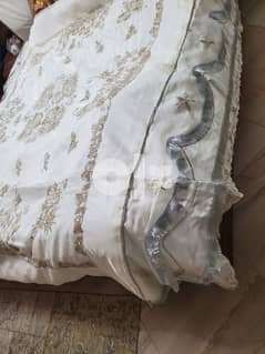مفرش سرير عروسه سوري جديد لم يستخدم