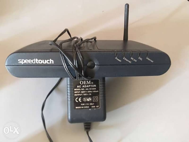 راوتر سبيد تاتش + سويتش Router + switch 0