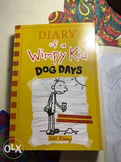 english book (diary of a wimpy kid)