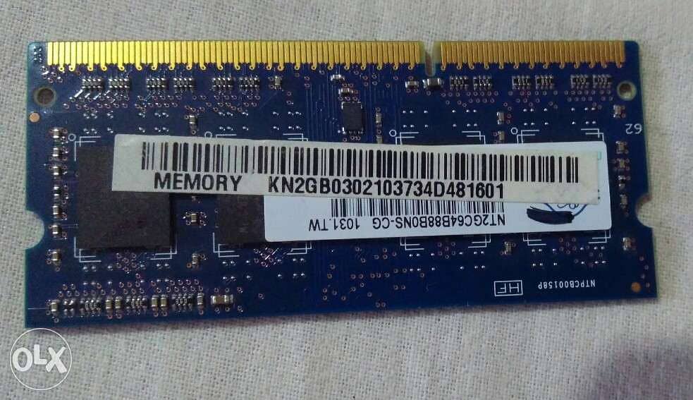 Laptp ram ddr3 1GB 0