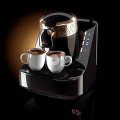 ماكينة القهوة التركى اوكا الاشهر بالعالم عمل اجمل فنجال قهوة 0