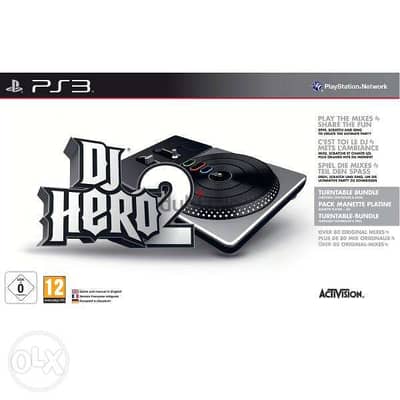 DJ HERO 2 with turntable controller USED for ps3